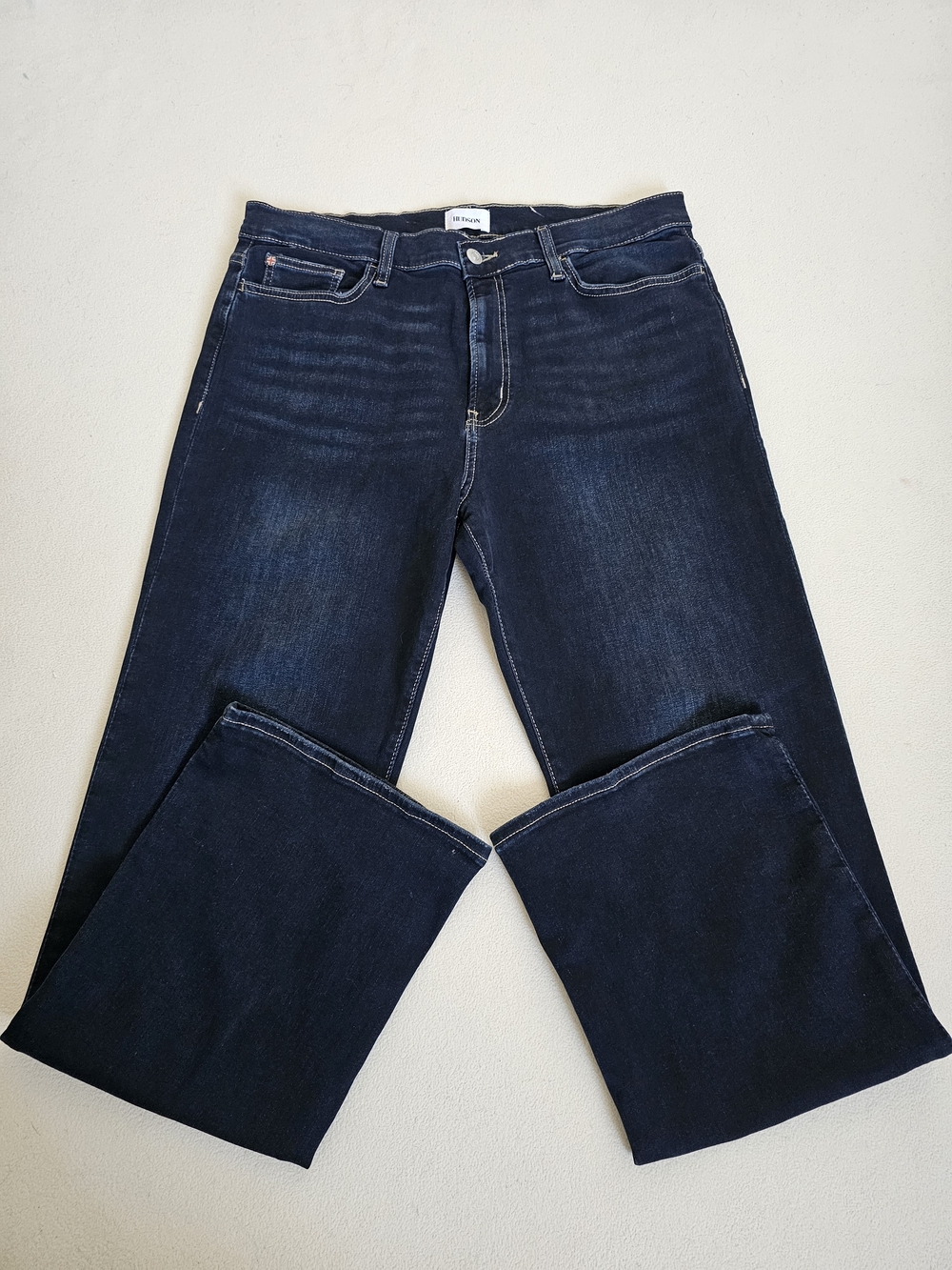 Hudson Jeans Wms Blair High-Rise Bootcut Jeans In Colypso Wash Stretchy Size 33